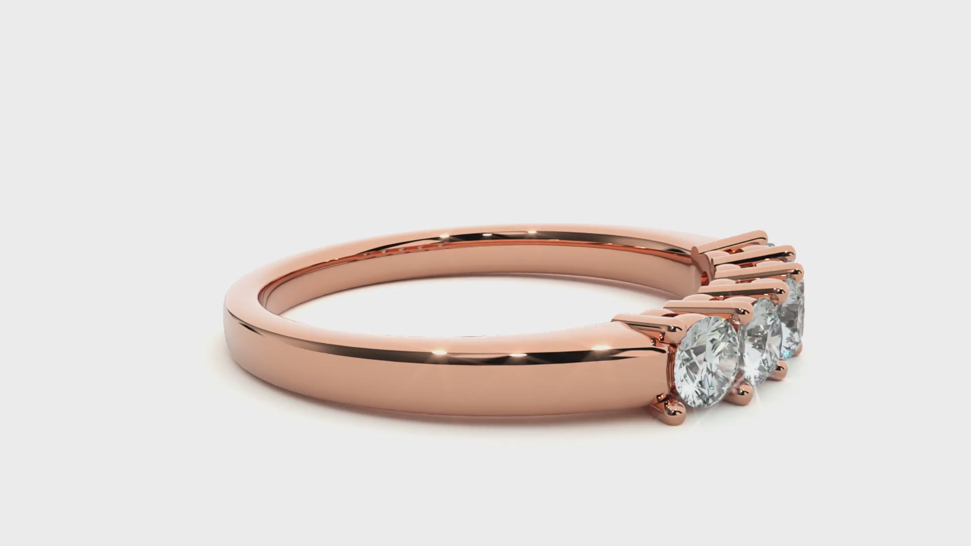 0.51 Carat HI Color VS1 Clarity Diamond Studded Natural Diamond Ring.